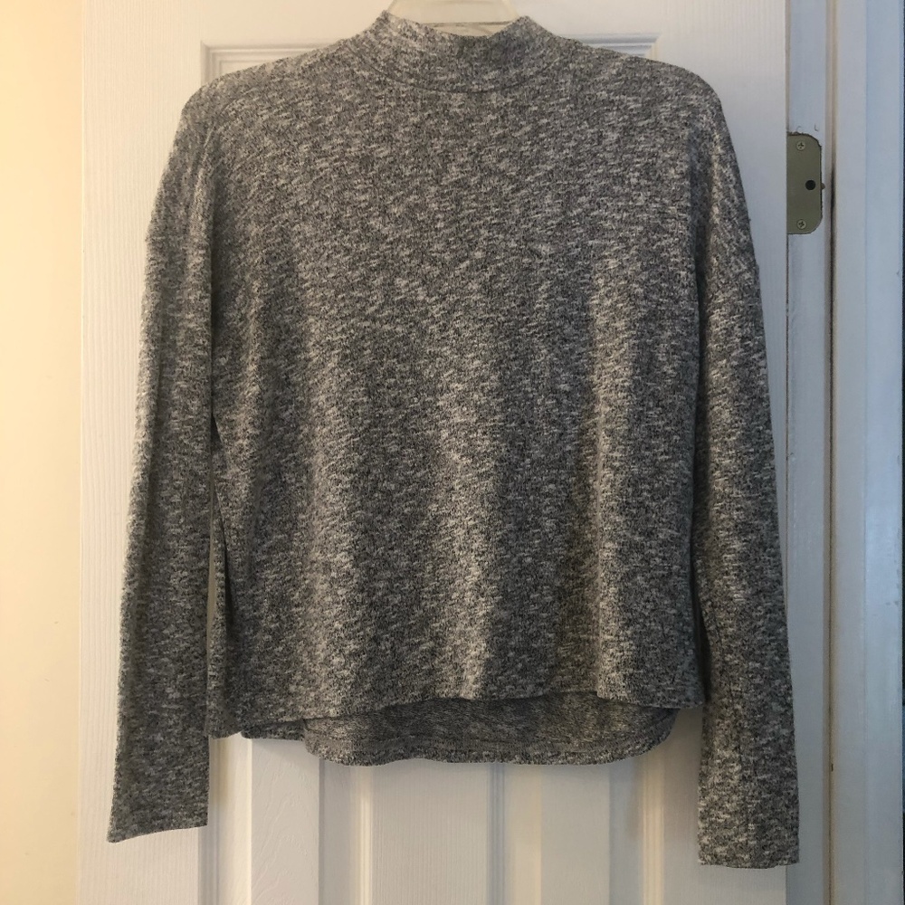 Soft mock turtleneck